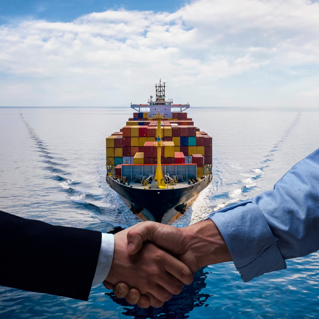 Ship selling agents in discussion with buyers